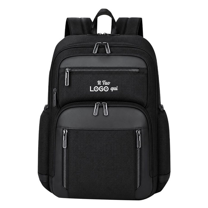 Zaino multitasca e laptop personalizzabile con logo aziendale