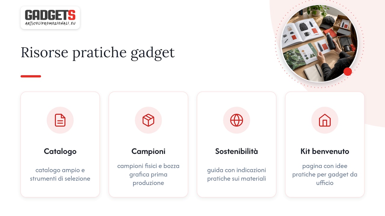 Risorse pratiche per costruire un programma di gadget efficace — overview diagram